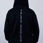 Black Revolver Apparel / Vertical Logo Hoodie
