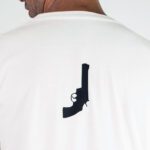 Black Revolver Logo White Tshirt